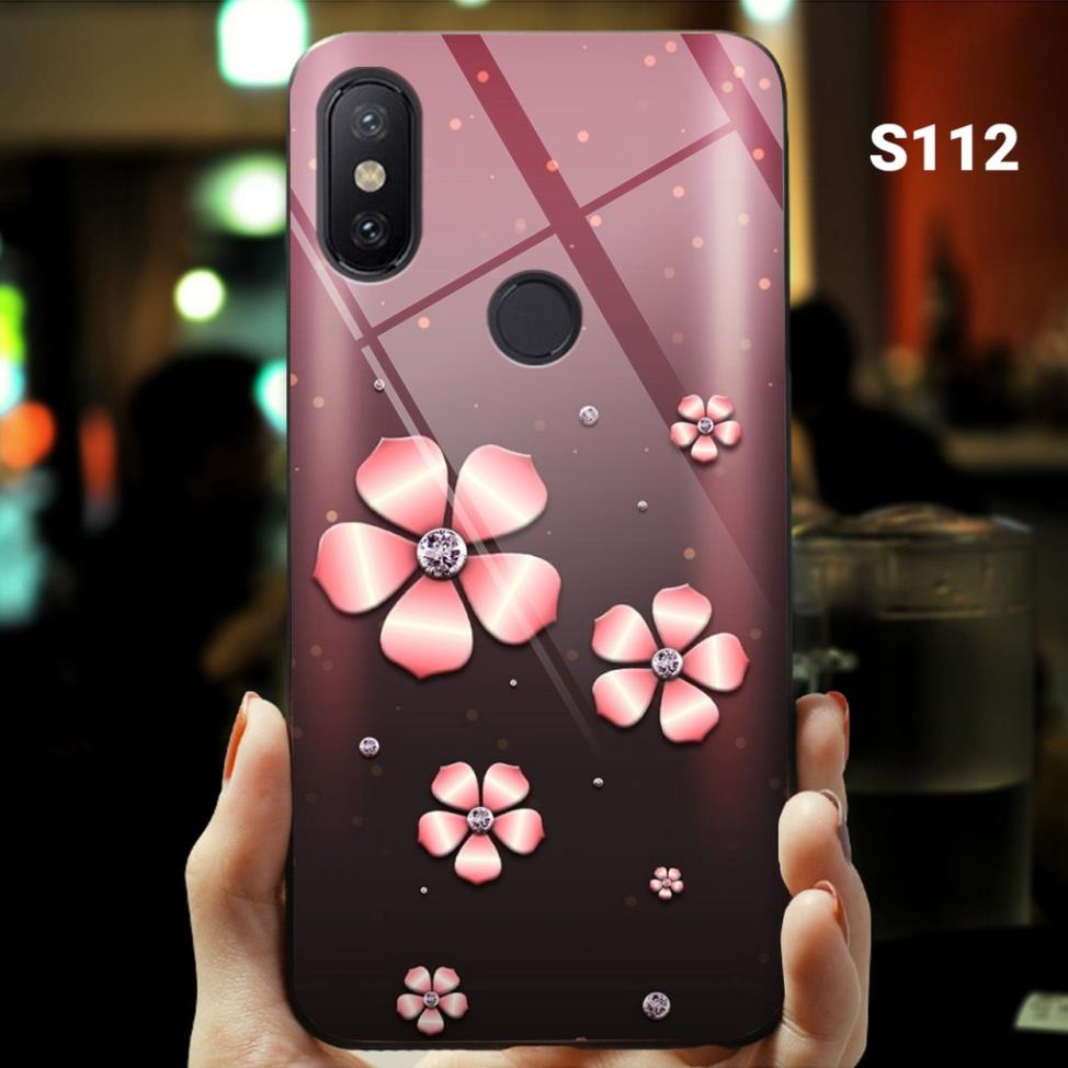 [SIÊU HOT] Ốp lưng kính cường lực Xiaomi MI A2 - MI A2 LITE in hình hoa rực rỡ
