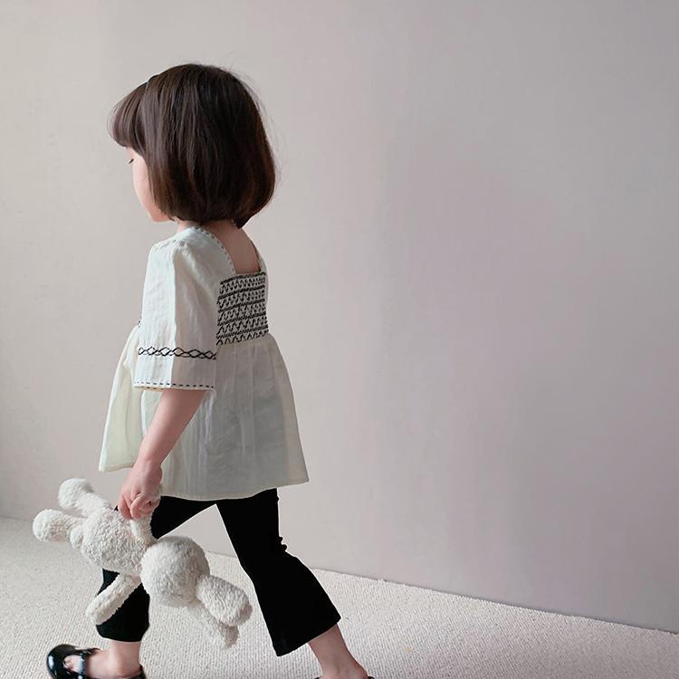 [Babycat Hàng Có Sẵn Quần Ống Loe Co Giãn Phong Cách Nhật Bản Hàn Quốc Mùa Hè 2022 Mẫu Mới Dành Cho Bé Gái
