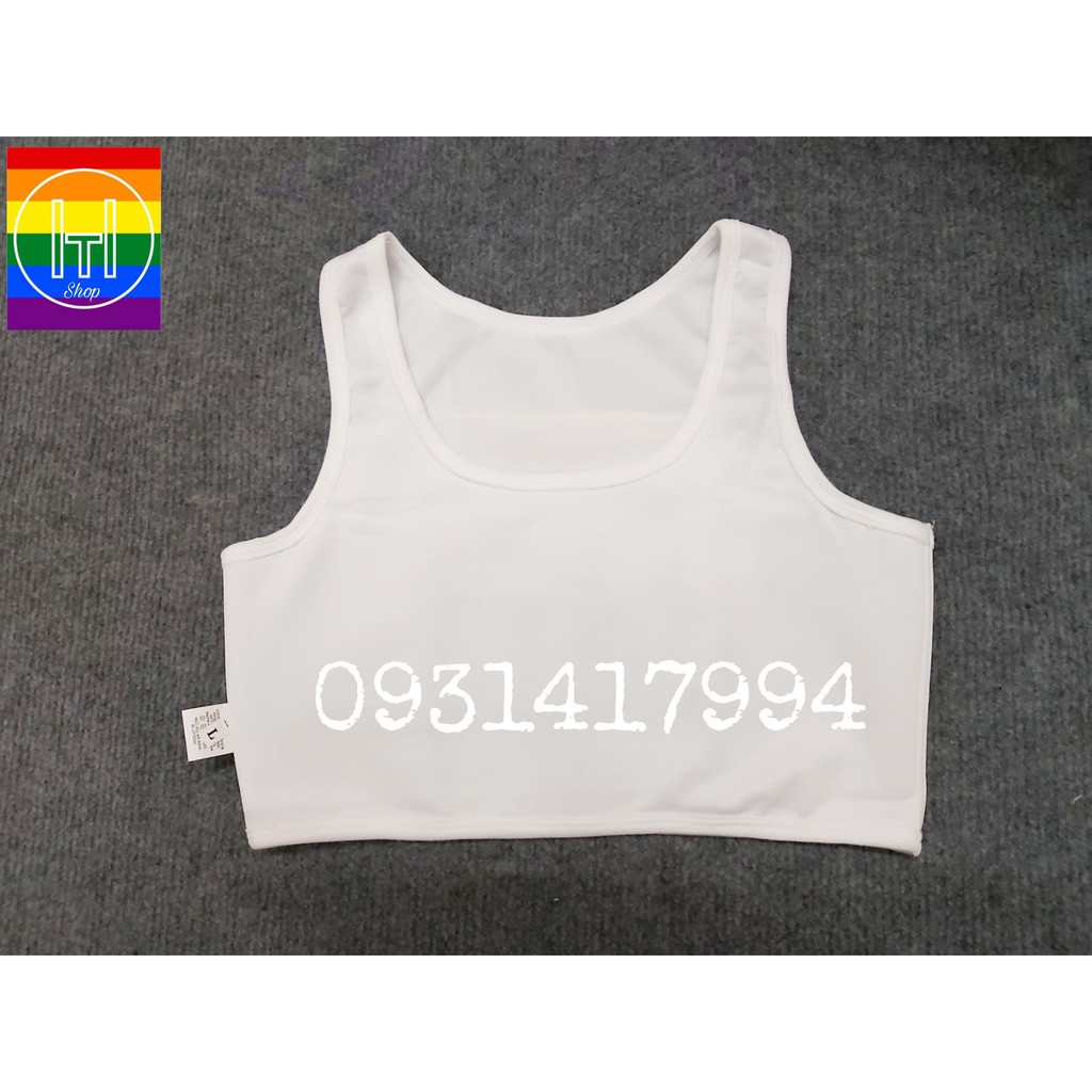 Áo nịt ngực ngắn dạng tròng  - Sản phẩm chuyên dùng cho Tomboy, Transguy