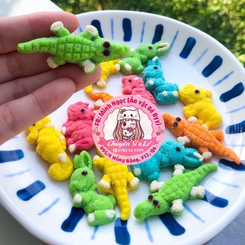 Kẹo Dẻo Cá Sấu Lon Pet 300-500G