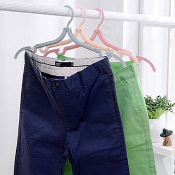 Móc nhưa treo quần áo gấp gọn thông minh du lịch/ tiết kiệm không gian