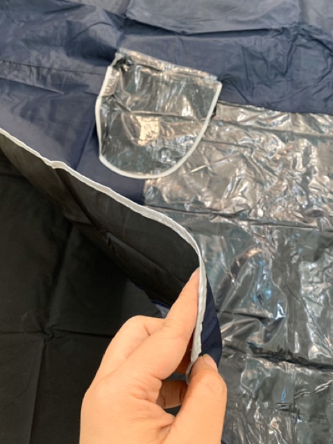 Áo mưa cánh dơi 2 đầu vải dù dày dặn -