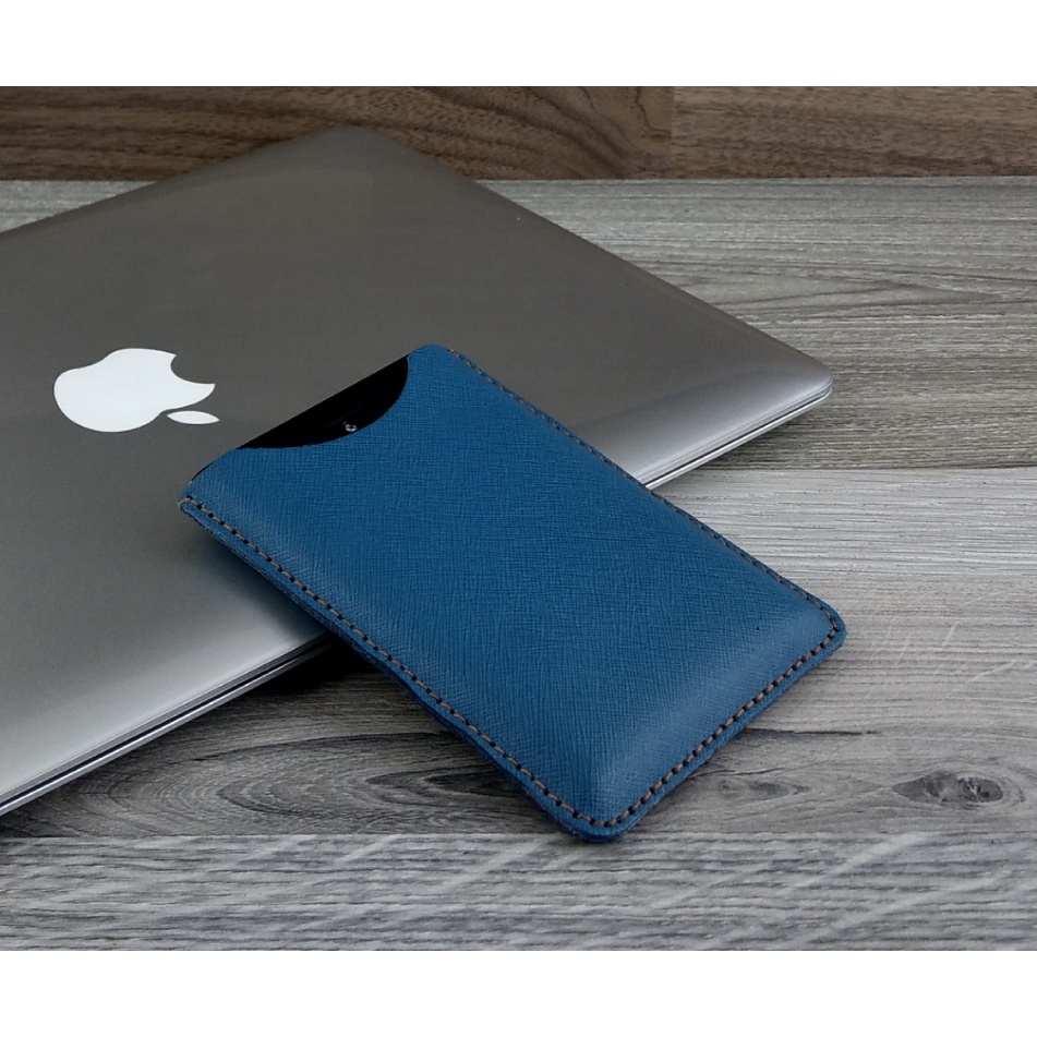 Bao da rút blackberry passport Q30/ Balckberry silver da bò safiano