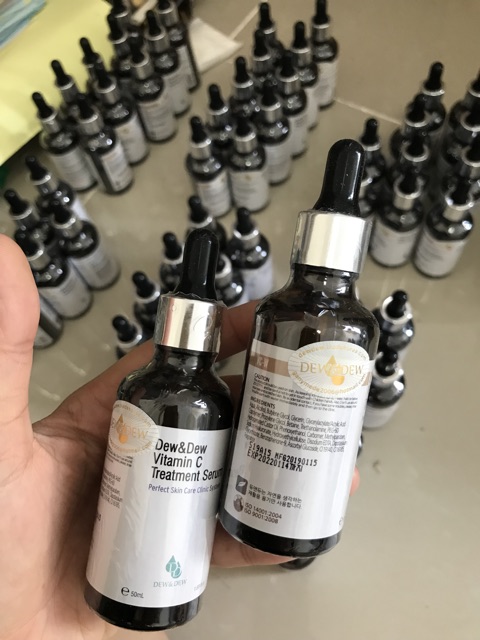 [CHÍNH HÃNG 100% ]Tinh chất trắng da vitamin c DEW&amp;DEW VITAMIN C TREATMENT AMPOULE