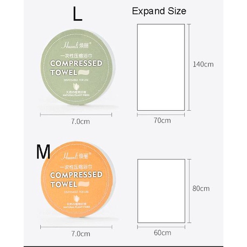 Khăn Tắm Dạng Nén Dùng Một Lần