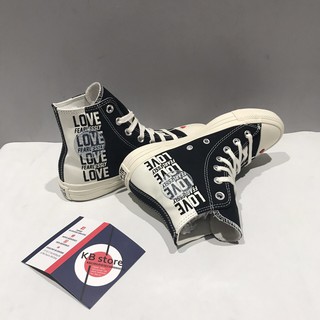 Giày Converse Classic Love Fearlessly trắng đen