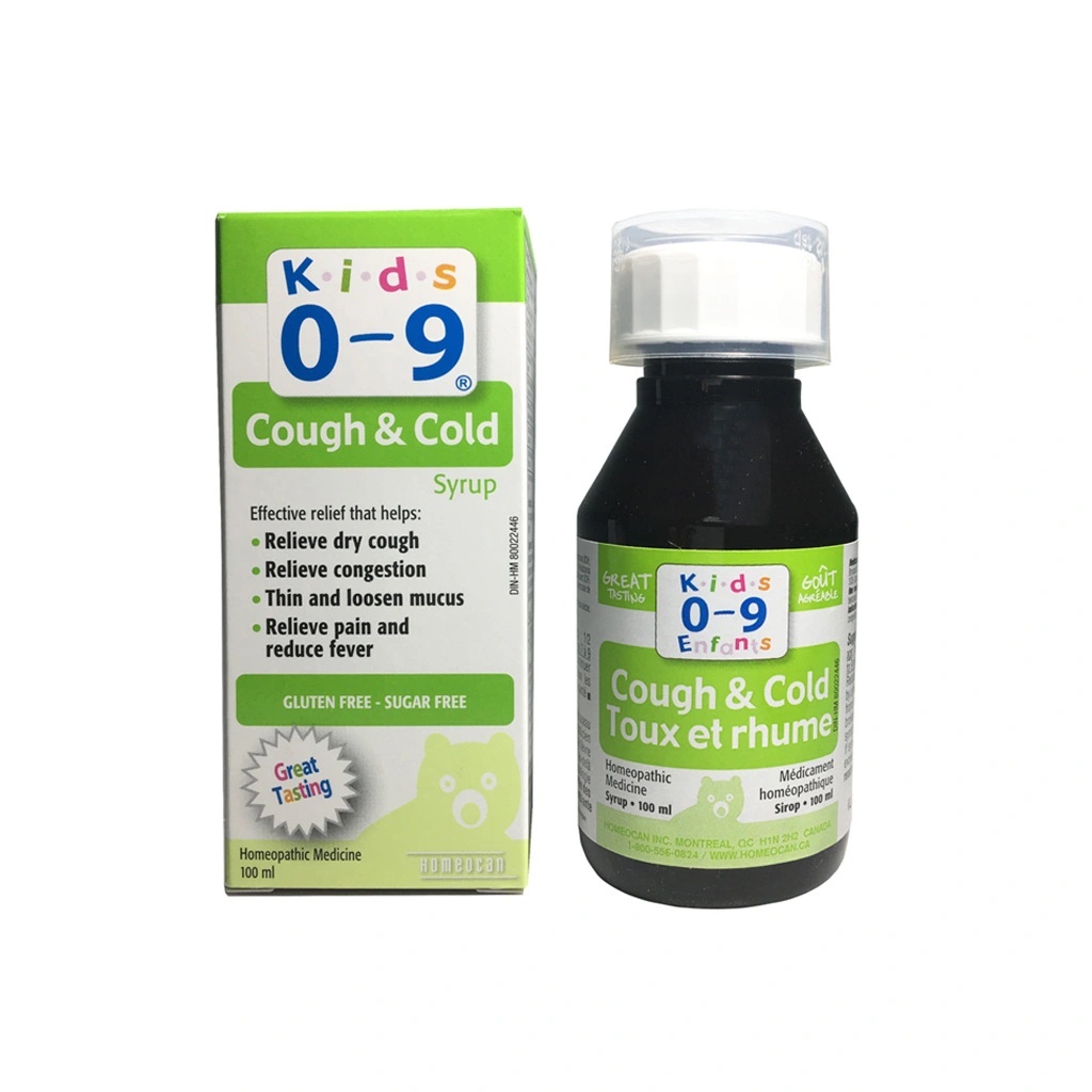 Siro Ho Và Cảm Lạnh Enfants Cough & Cold Syrup For Kids 0 - 9Y xanh lá  - Herbaby