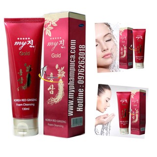Sữa Rữa Mặt Sâm Đỏ Hàn Quốc -Korea Red Ginseng Foam Cleansing 130ml