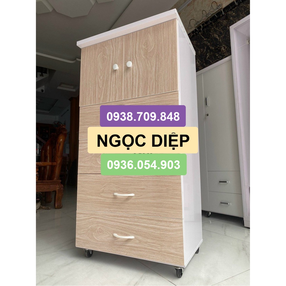 --- TỦ NHỰA ĐỰNG QUẦN ÁO NGƯỜI LỚN/ TRẺ EM 2C3NK 120 X 63 X 45CM