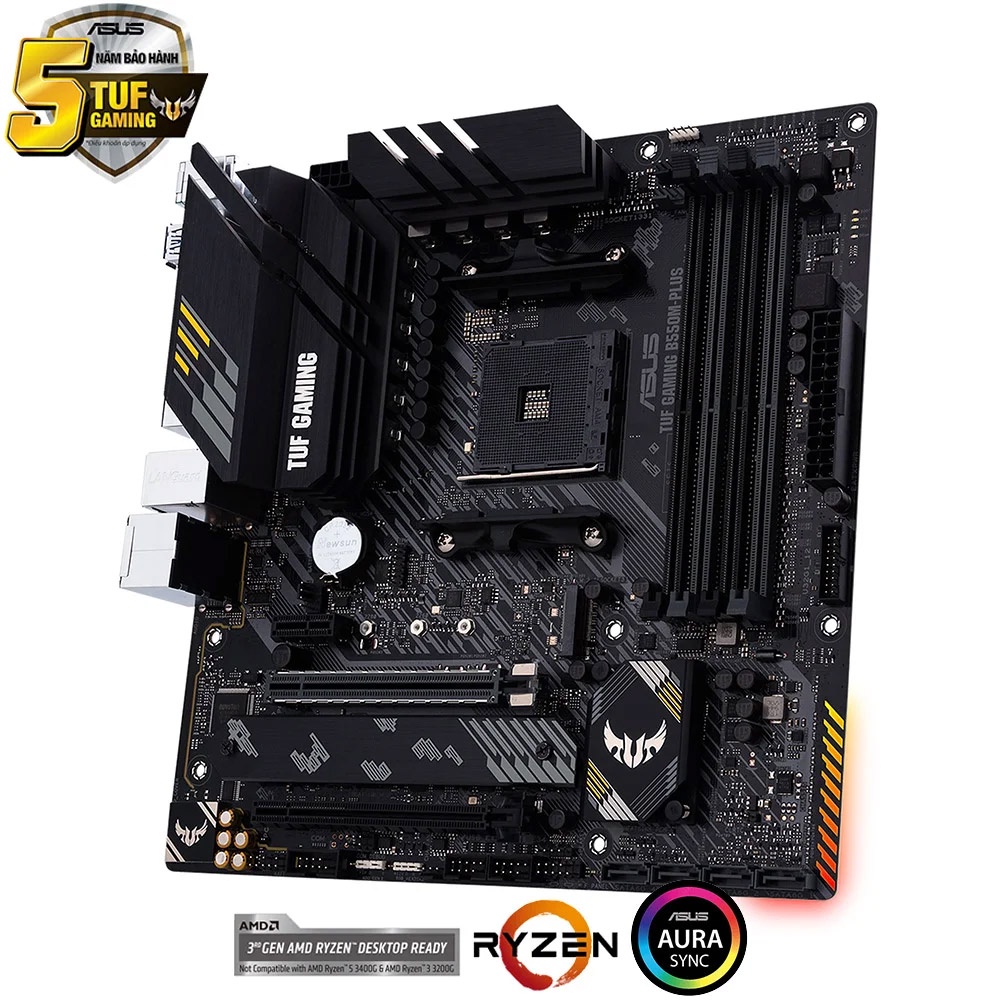 Mainboard ASUS TUF GAMING B550M-PLUS - Bảo hành 36 tháng