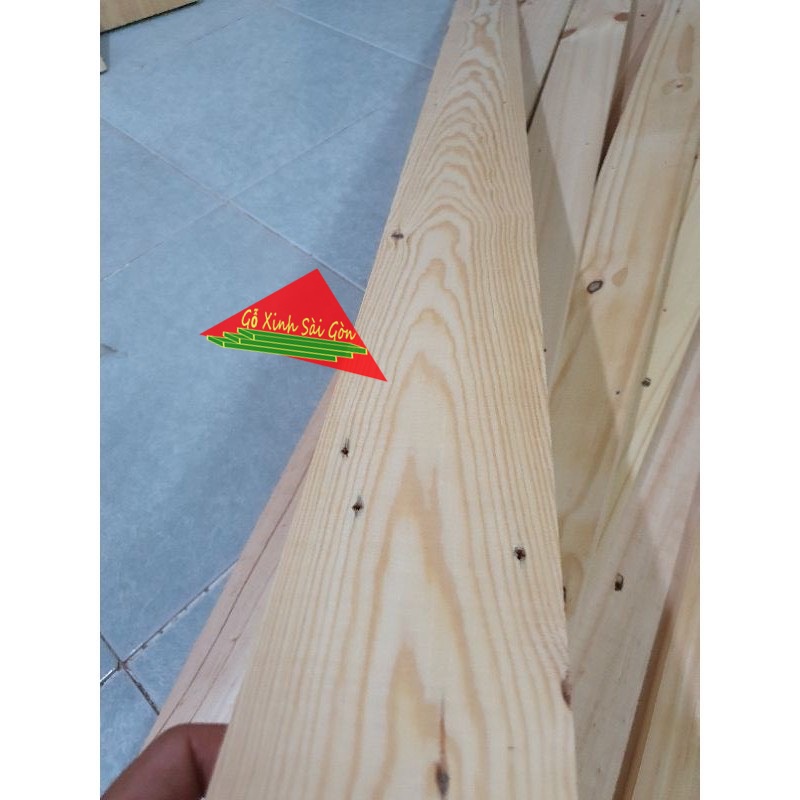Thanh gỗ thông pallet 1m2 rộng 9.4cm dày 1.4cm đã bào láng đẹp 4 mặt