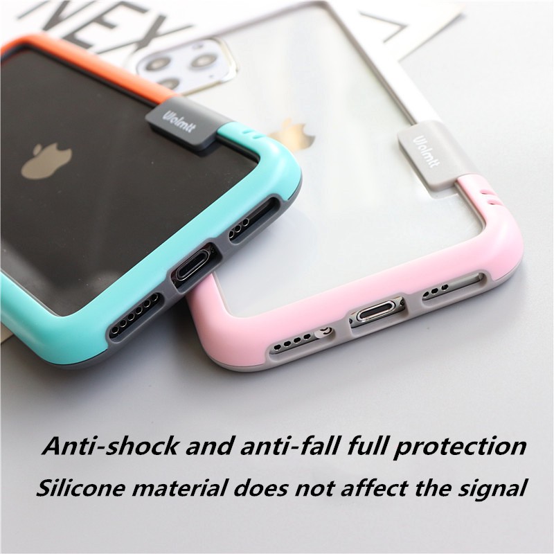 Ốp điện thoại dạng khung chống sốc phong cách cao cấp cho iPhone 6 7 8 iPhone X Xs Xr 7 8 Plus | BigBuy360 - bigbuy360.vn