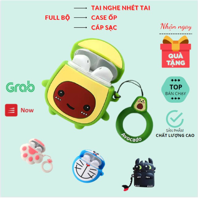 tai nghe bluetooth không dây tws inpods i12 mini nhét tai phù hợp với hệ Android và iOS cảm ứng cuộc gọi