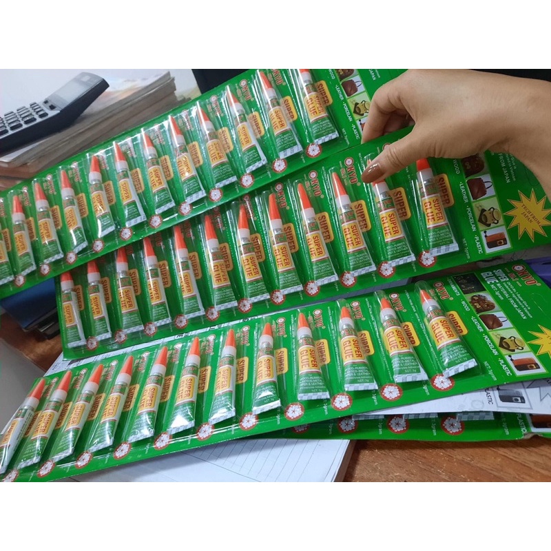 ( Bán Sỉ) 12 tuýp keo dán đa năng Super glue 2gam