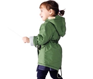 Áo parka lót lông trẻ em