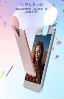 Đèn led hỗ trợ điện thoại selfie
