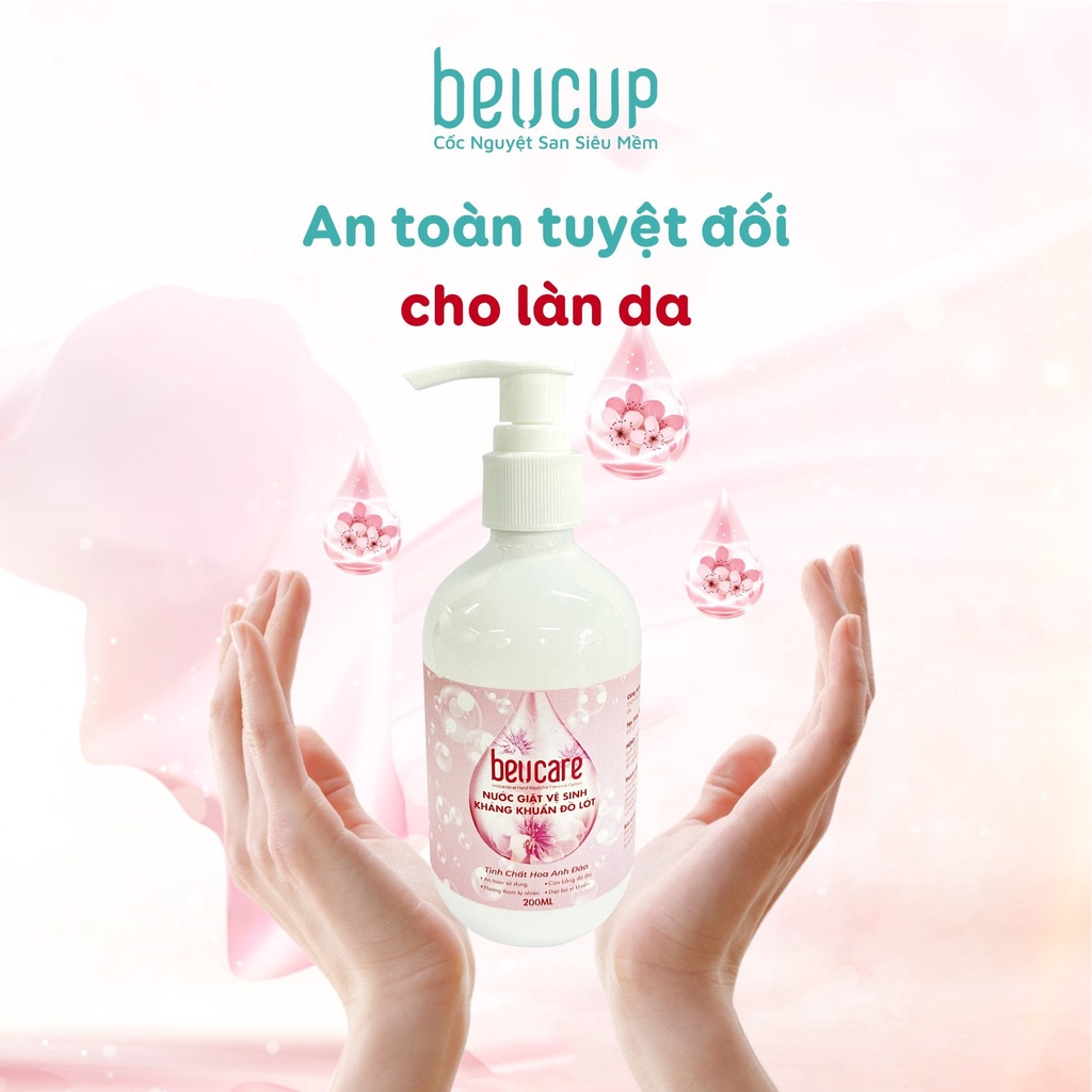 Nước Giặt Đồ Lót Chuyên Dụng BeUcare Hand Wash For Feminine Panties 200ml