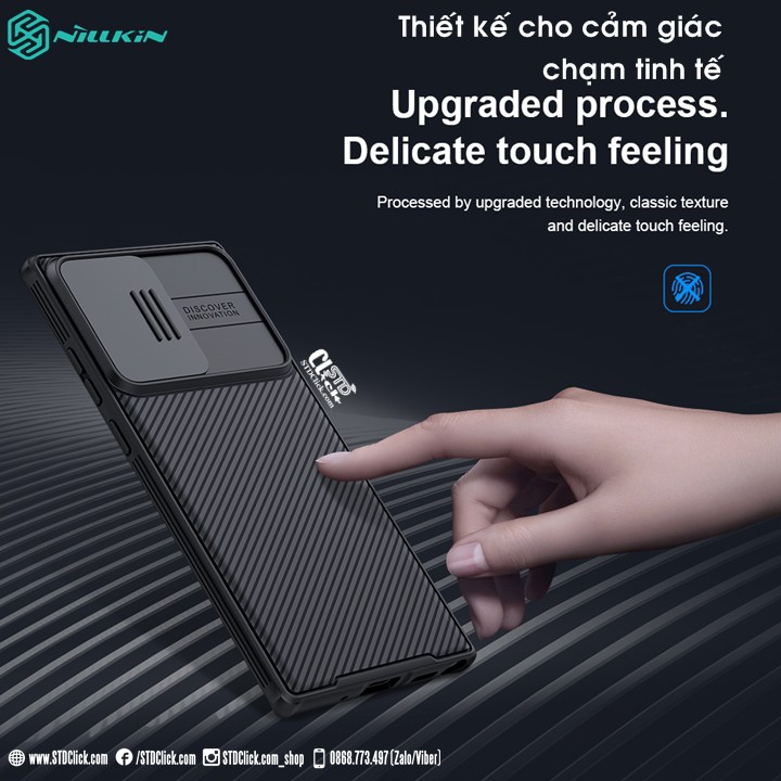 ỐP LƯNG SAMSUNG GALAXY NOTE 20 ULTRA NILLKIN CAMSHIELD PRO BẢO VỆ CAMERA CHÍNH HÃNG