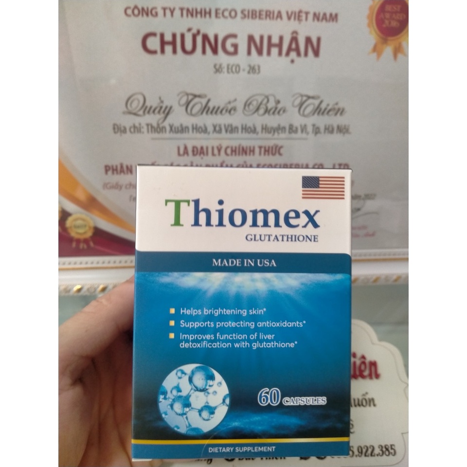 Thiomex(chính hãng) - Viên uống trắng da chống lão hoá