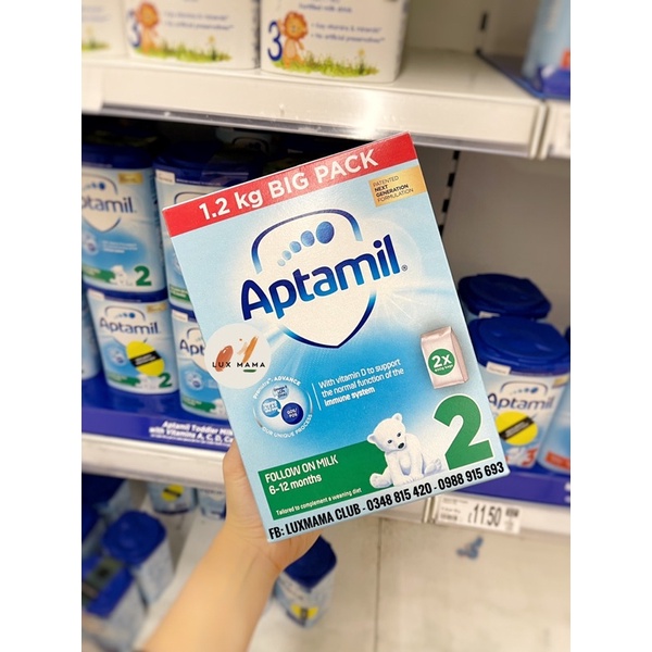 [Date 09.23][CÓ BILL+MẪU MỚI 1.2kg] Sữa Aptamil Anh số 1 2 hộp 800g và hộp TIẾT KIỆM MẪU MỚI 1.2kg