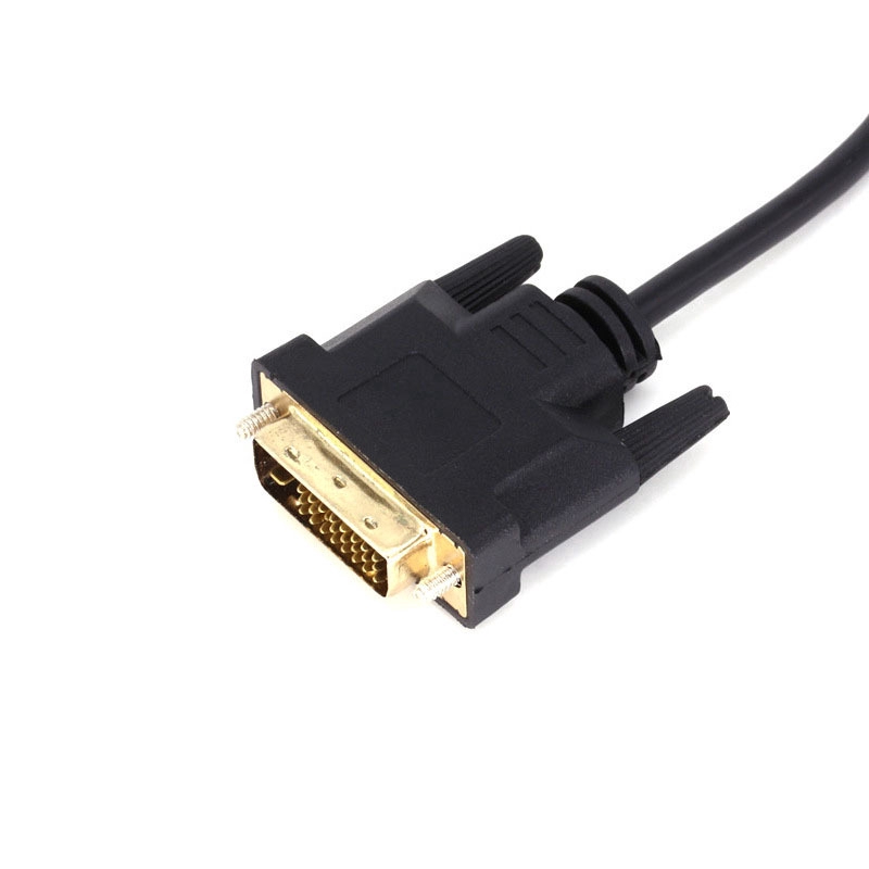 DVI Male to VGA Female Video Converter Adapter DVI 24+1 25 Pin DVI-D to VGA Adapter Cable 1080P