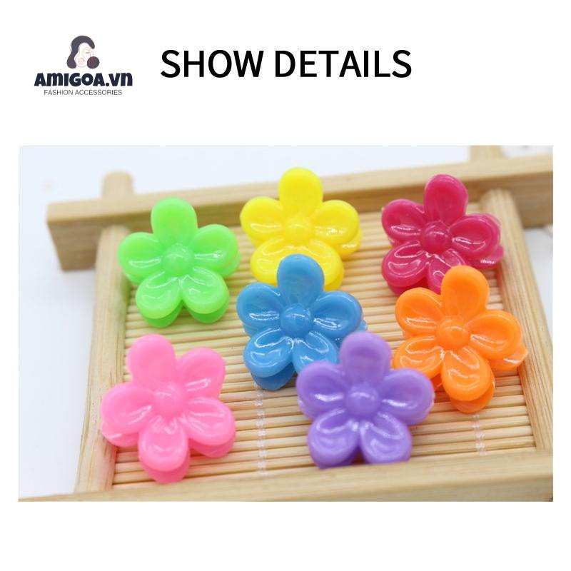 ✨✨Kẹp Tóc Mái Hình Bướm Đính Hoa Màu Kẹo Dễ Thương Cho Bé Gái