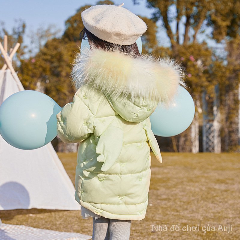 Children Girls Coat Long Thick Baby Winter Coat