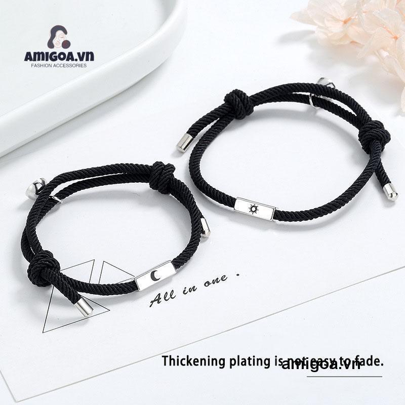 ✨✨SUN - MOON Magnet Couple, Moon and Sun Couple Bracelet dành cho nam và nữ