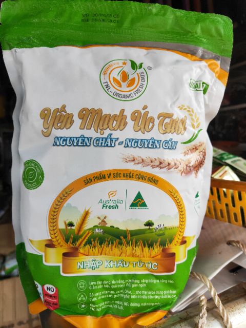 1 Kg Yến Mạch Tươi Úc giảm cân có mã vạch đầy đủ