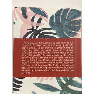 Sách - Osho - Lòng Trắc Ẩn (Tái Bản 2019)