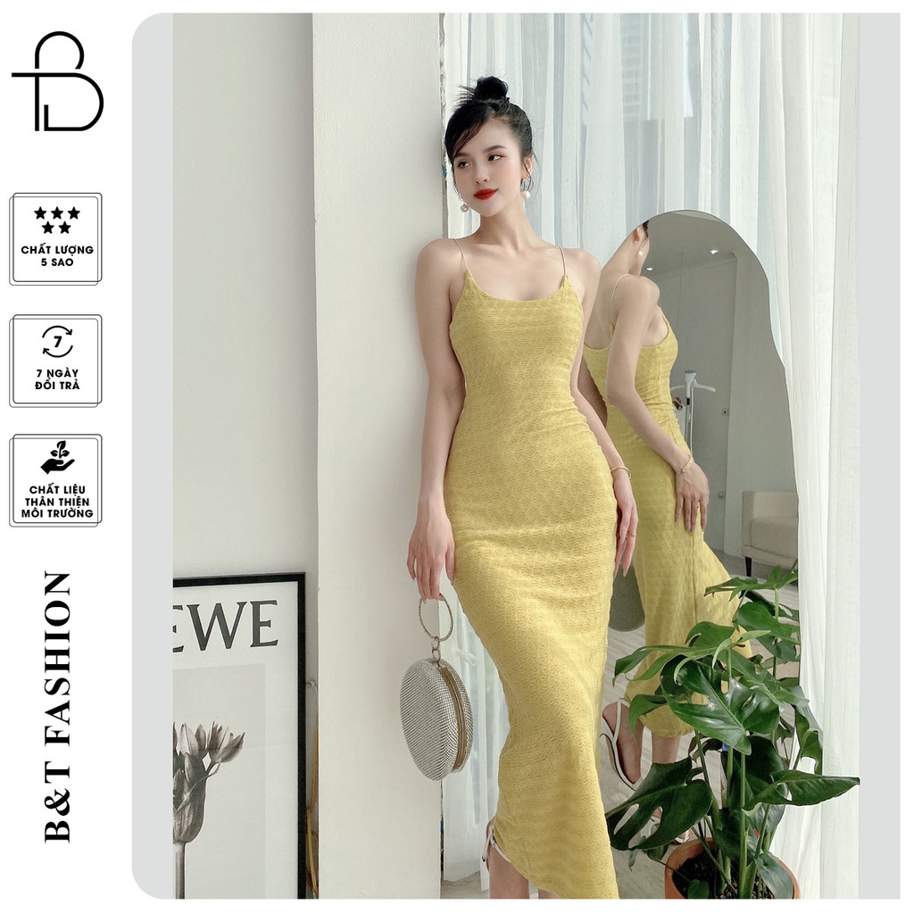 Váy hai dây body quyến rũ thiết kế mới năm 2022 V616 B&T Fashion