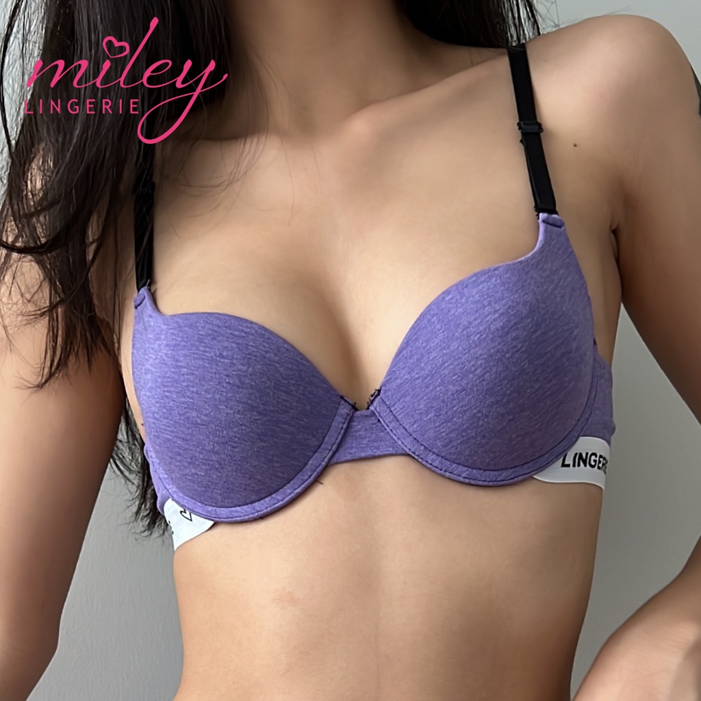 Combo 2 Áo Ngực Nữ Có Gọng Mút Vừa Melange 4 Chiều Sporty Chic Miley Lingerie BRC002