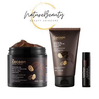 Tẩy da chết Body Cocoon & Tẩy tế bào chết mặt Cocoon