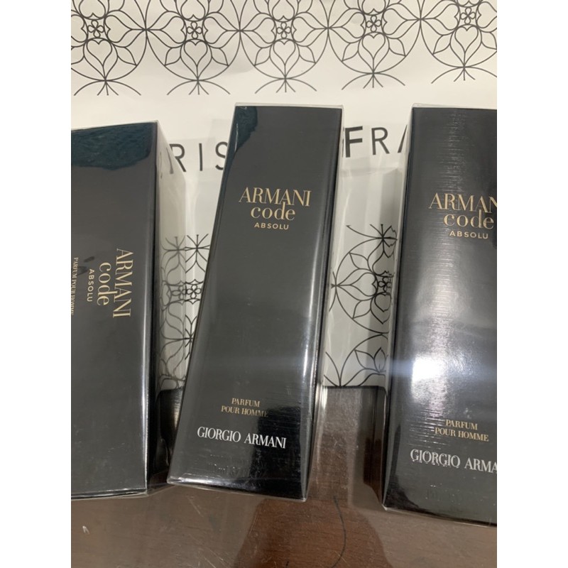[Mã COSSALE27 giảm 80K đơn 1000K] Nước hoa nam Giorgio Armani Code Absolu parfum pour homme edp 110ml full seal