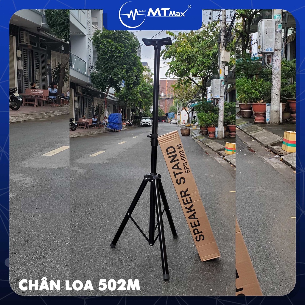 Chân loa đứng SPS 502M siêu chắc chắn nâng cao tối đa 1m65cm chân đế tiện ích đa năng giúp loa cố định không xê dịch