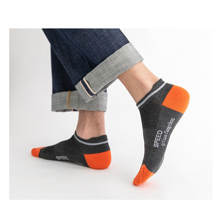 5 Đôi vớ thể thao nam thấm hút mồ hôi tốt thiết kế thời trang