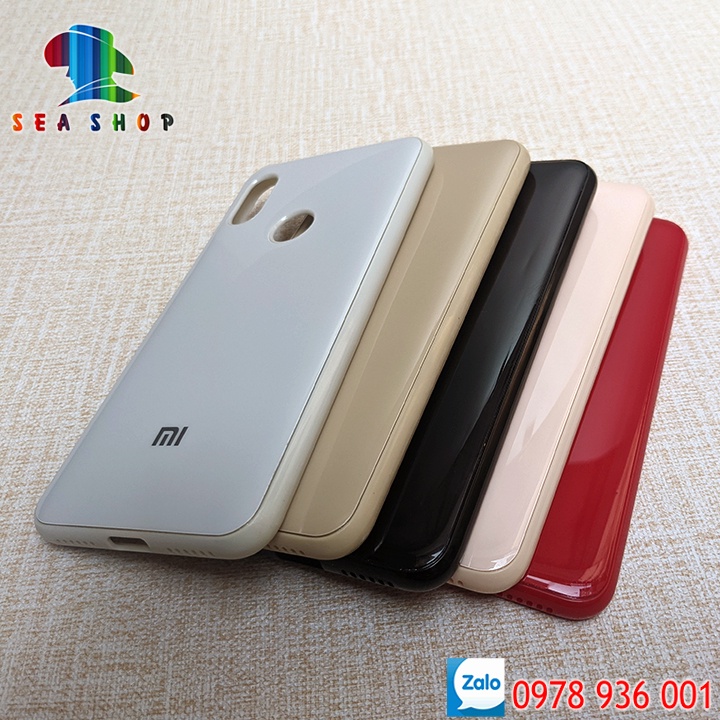 Ốp lưng Xiaomi Redmi Note 5 Pro - SƠN BÓNG - Kính cường lực Full màn hình 9D