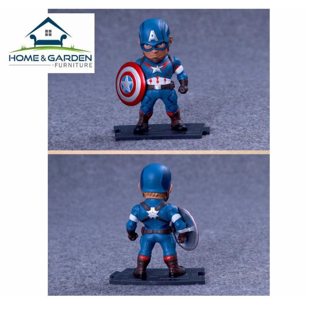 Mô hình 5 nhân vật Marvel Avenger cao cấp 9cm