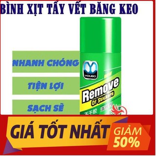 [HÀNG LOẠI XỊN] Bình dung dịch chai xịt tẩy keo dán băng dính đa năng Sticker Remover rửa sạch vết 3m decal nhựa đường .