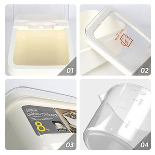 Thùng đựng gạo Lock and lock 8kg(3 màu bắt mắt )