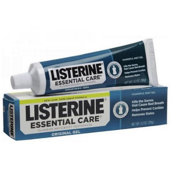 Kem đánh răng Listerine Essential Care Toothpaste 119g NƯỚC SÚC MIỆNG LISTERINE ULTRACLEAN COOL MINT 250ml