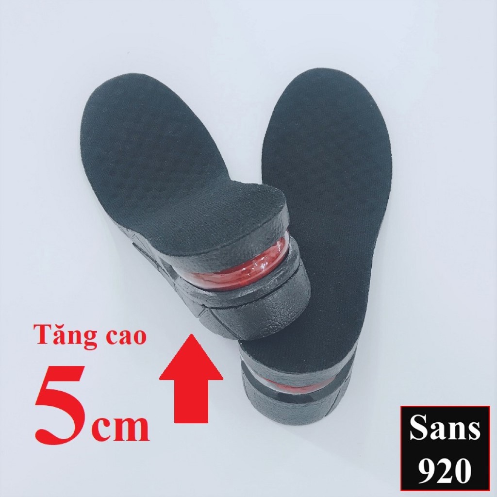 Lót tăng chiều cao 5cm Sans920 lót giầy độn đế 3cm 3P 5P