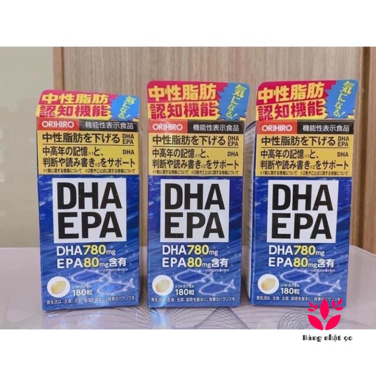Viên bổ não DHA EPA nhật bản  hộp 180 viên Nhật Bản