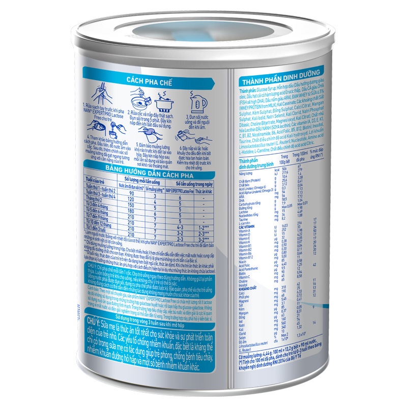 Sữa Bột Nestle NAN Expert Pro Lactose Free 400g - Nan all cho trẻ tiêu chảy