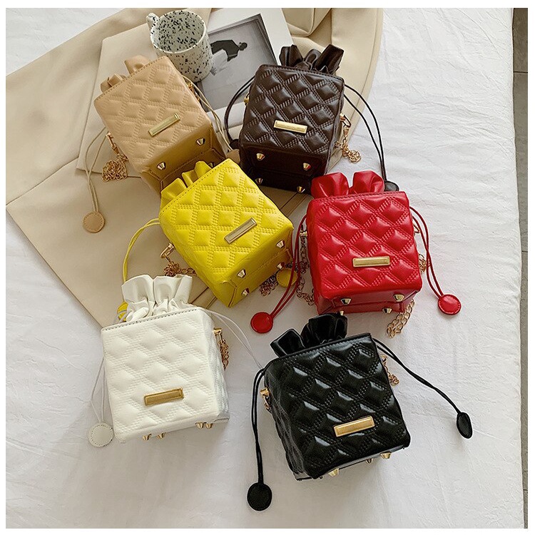 Túi đeo chéo JASMIN NOIR bằng da PU thời trang cho nữ