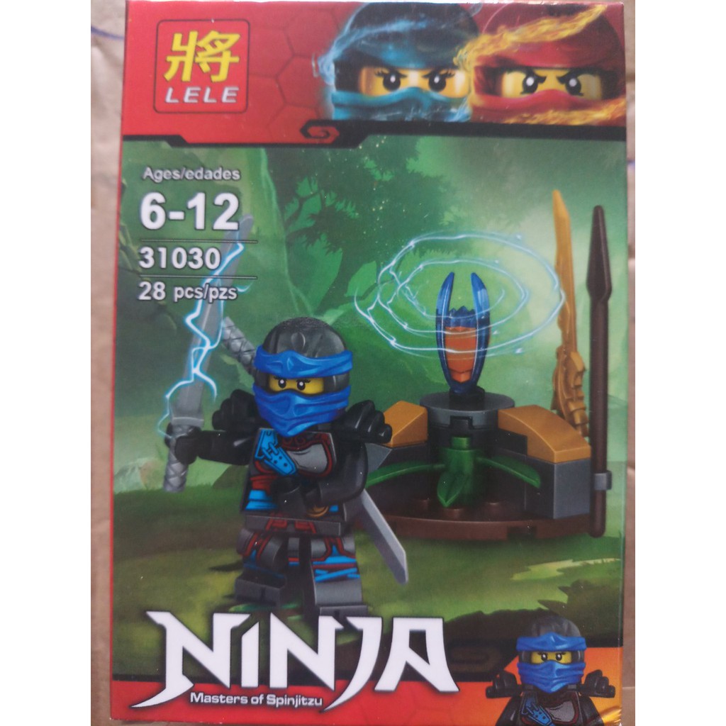 Đồ chơi lắp ráp xếp hình logo ninjago ninja nya Lele 31030 army lính duo le pin dlp30203.