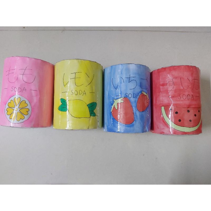 Squishy giấy lon nước chậm tăng
