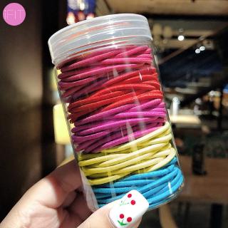 Set 100 Dây Cột Tóc iFIT Co Giãn Nhiều Màu Sắc