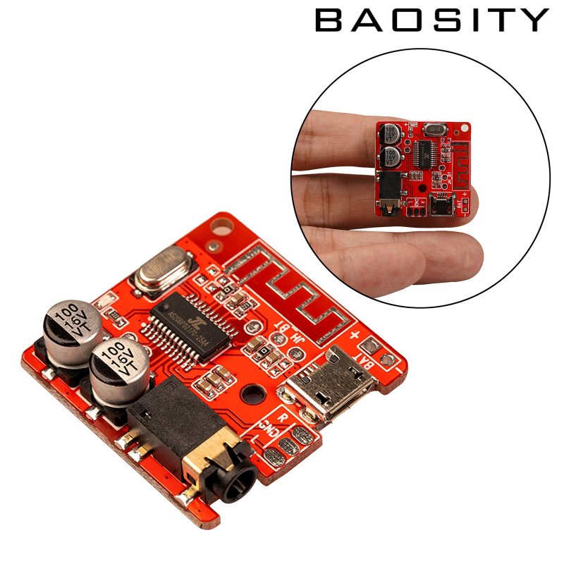 [BAOSITY]Bluetooth Receiver Board Decoder Board Music Module SNR 90dB THD+N -70dB red