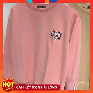 Áo nỉ bò sữa hot trend thu đông 2019